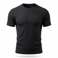 Arden - Ultra-comfortable Men's Crew Neck T-Shirt - Espresso Black / S